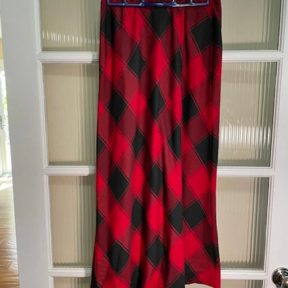 Liz Claiborne Skirt Red/Black - Picture 2 of 5